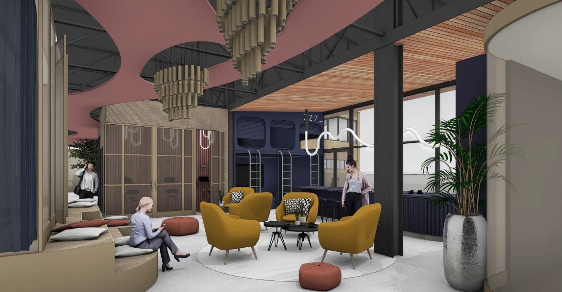 Werk en vrije tijd smelten samen in nieuwe shared workspace